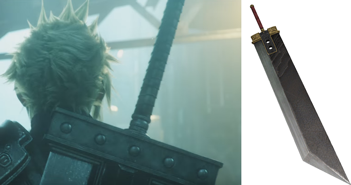 However, Remake Cloud Uses The Original-syle Buster - Final Fantasy Vii Remake (682x360), Png Download