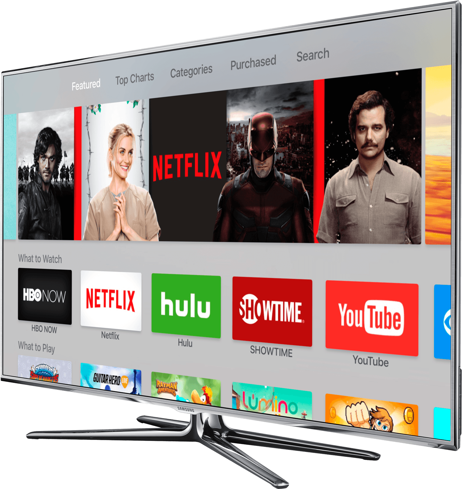 Apple Tv - Samsung (2500x2500), Png Download