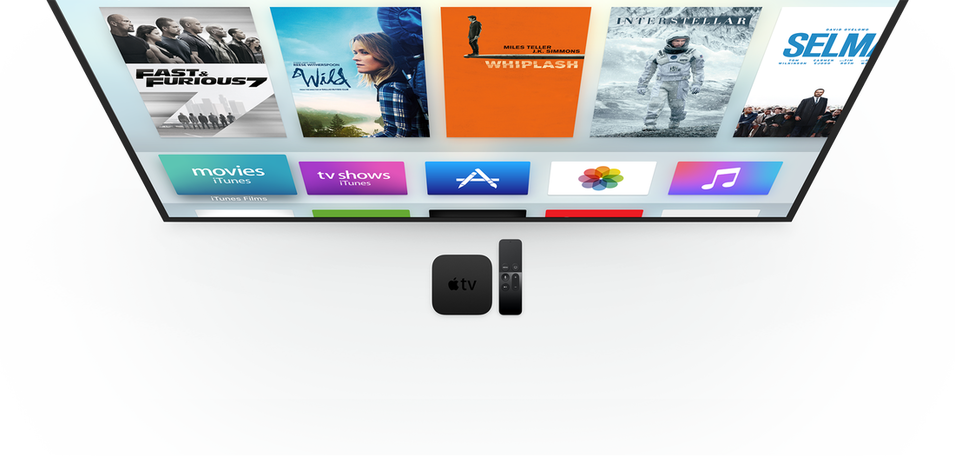 Apple Tv (955x457), Png Download