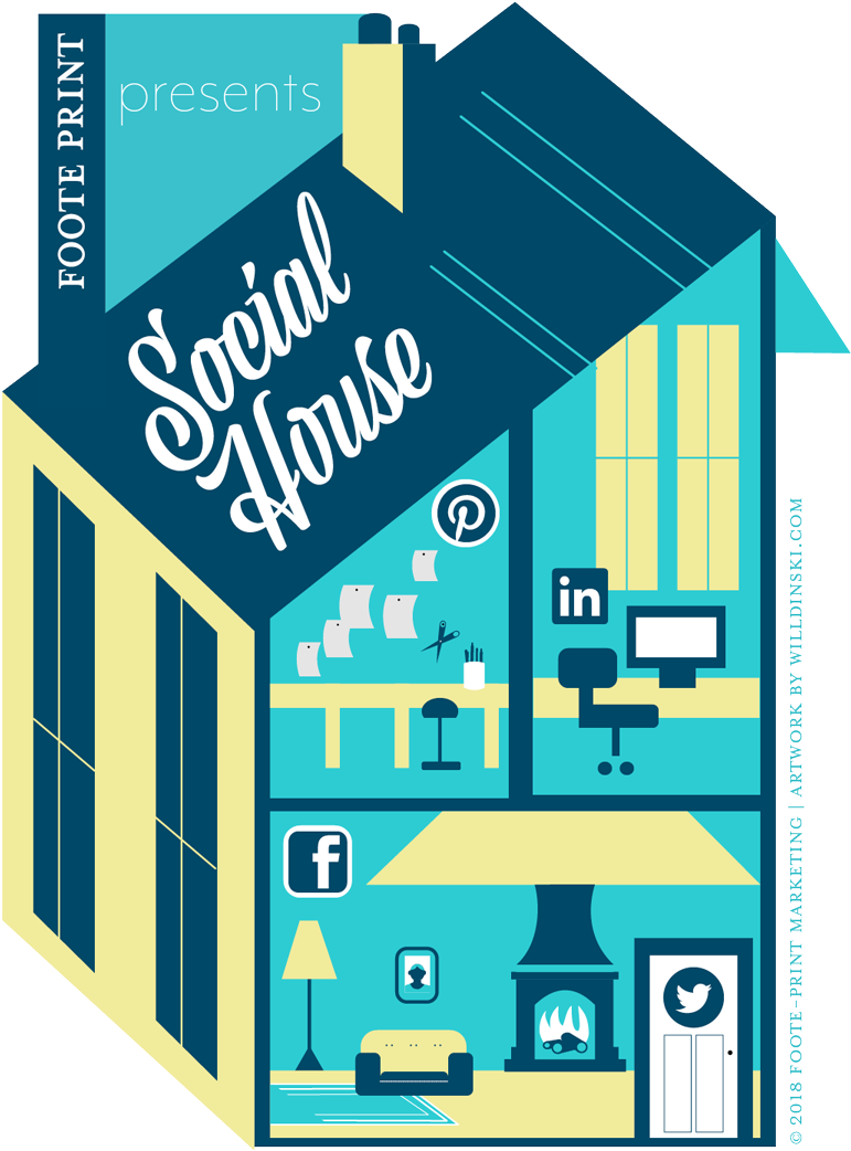 Fp Social House Will Dinski - Design (900x1125), Png Download