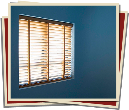 Window With Blinds - Window Treatment (450x405), Png Download