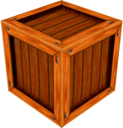 Crash Nitro Kart Wumpa Fruit Crate - Crash Bandicoot Bounce Crate (404x420), Png Download