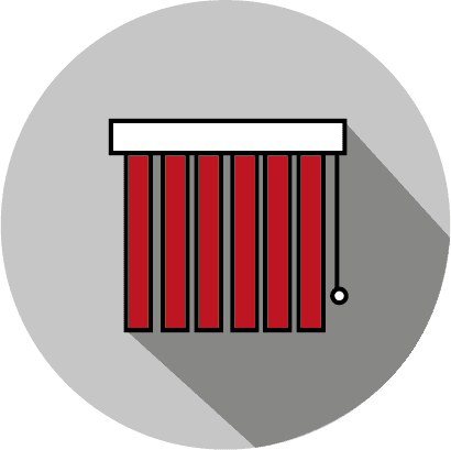 Vertical Blinds - Graphic Design (410x409), Png Download