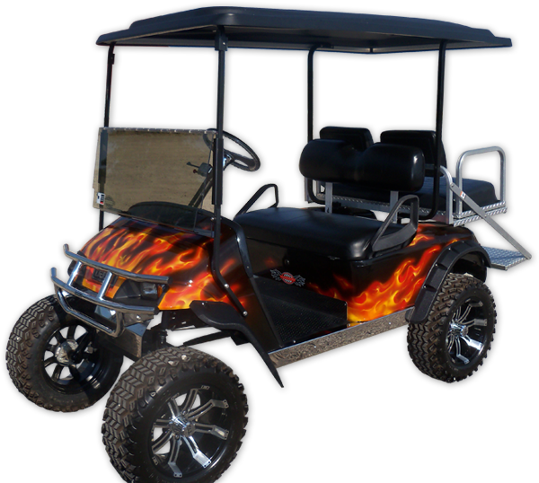 1998 Ez-go Txt - Golf Cart Customized Ezgo (600x538), Png Download