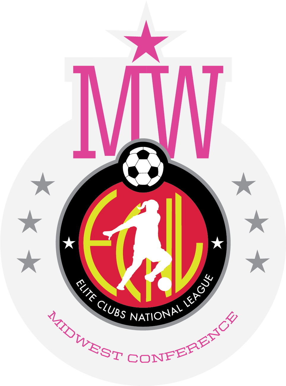 The Ecnl's Midwest Conference Is Comprised Of Eight - Elite Clubs National League Logo (1441x1441), Png Download