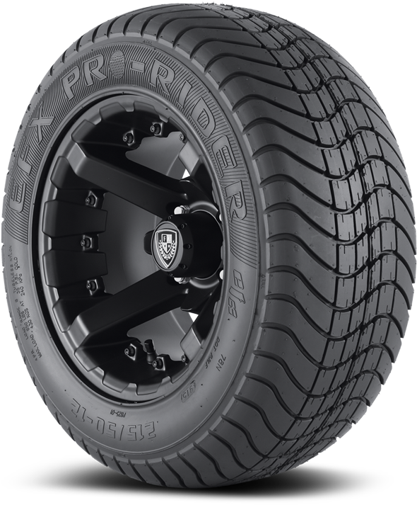 Fa138 Battle On Pro Rider Golf Cart Tire - 285 60r18 Dunlop At23 (800x767), Png Download