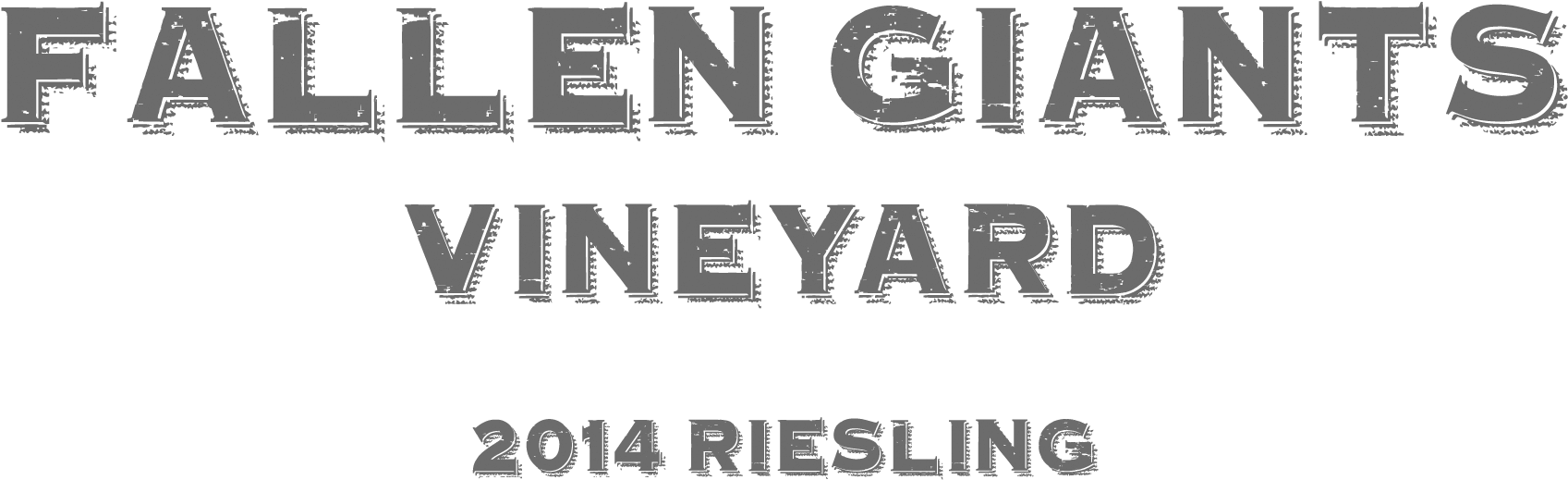 Fallen Giants Logo Dark Grey - Monochrome (1782x591), Png Download