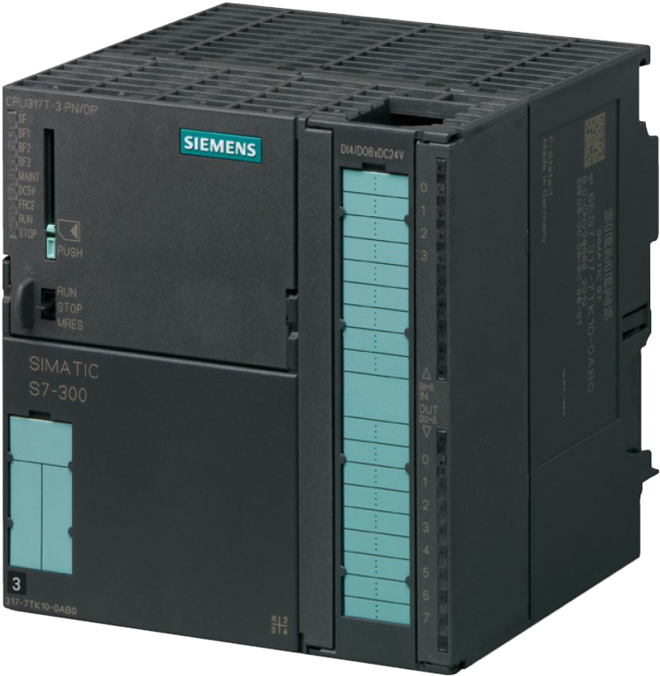 Siemens 6es7318 3fl01 0ab0 Simatic S7 300 Cpu319f 3 - Cpu319f 3 Pn Dp (800x800), Png Download