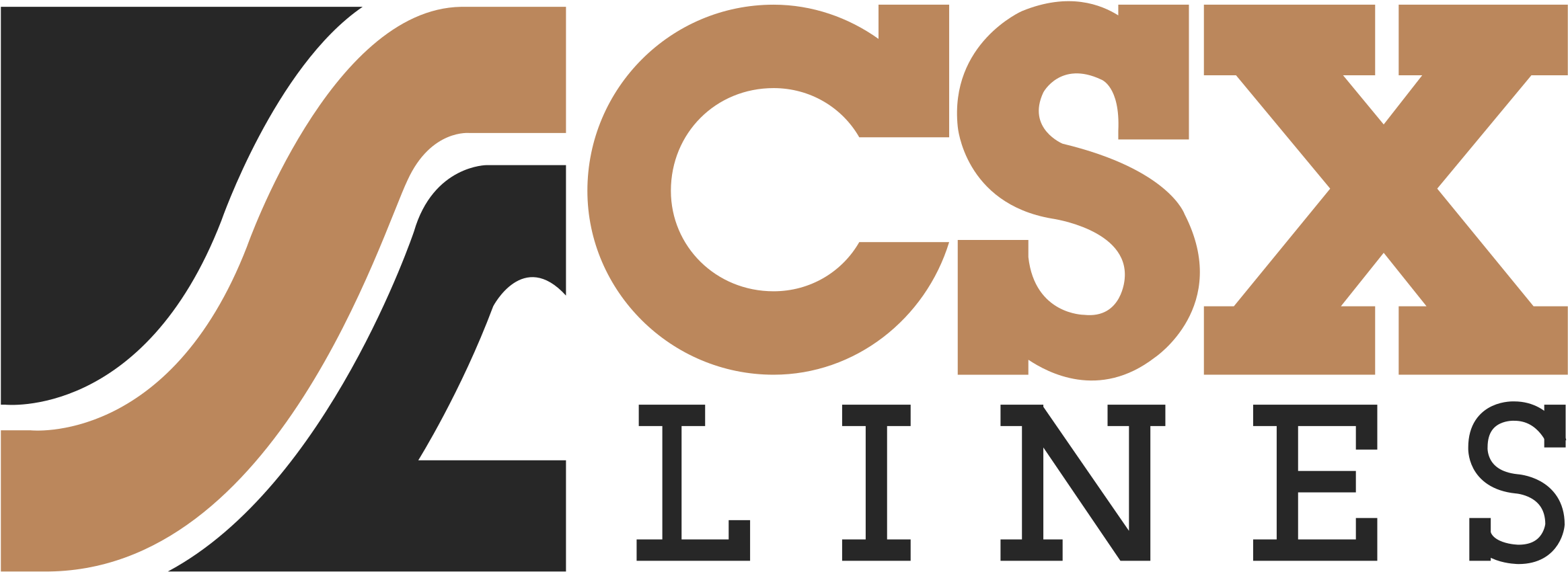 Csx Lines Logo Png Transparent - Csx Transportation (2400x2400), Png Download