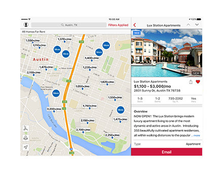 Ipad Rentals App - Realtor Com App (440x340), Png Download