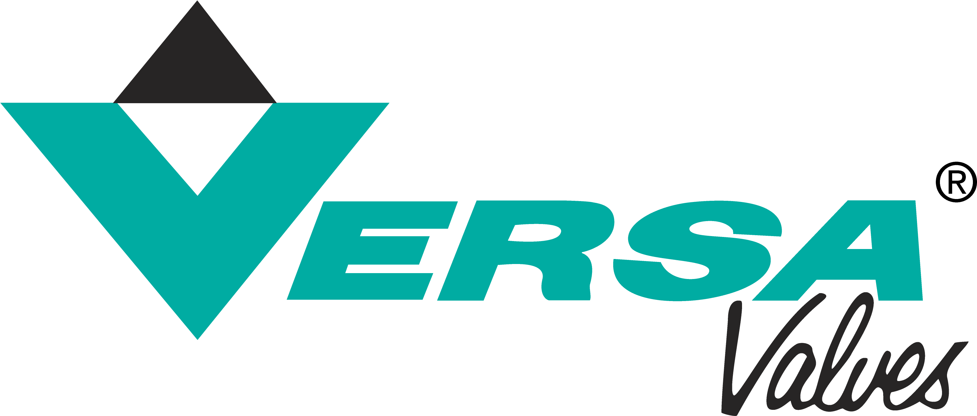 Versa Valves Logo (3353x1496), Png Download