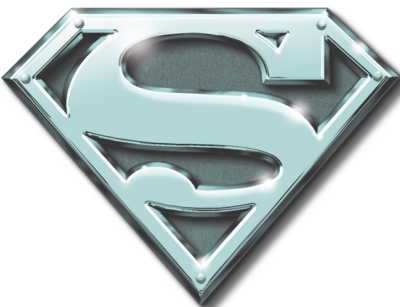 Superman Chrome Shield Pullover Hoodie - Chrome Superman (400x307), Png Download