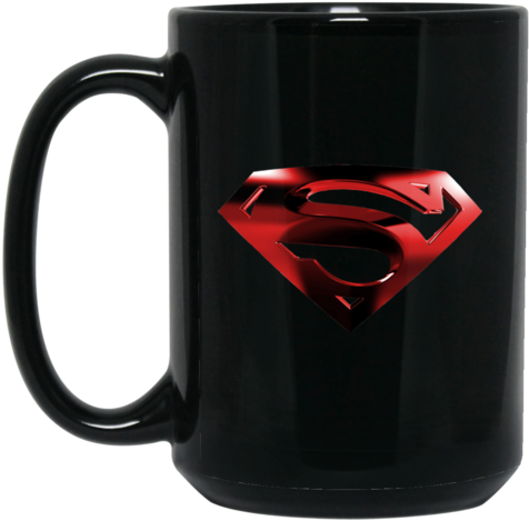Superman S Shield V5 Bm15oz 15 Oz - My Waifu Loves Me (480x480), Png Download