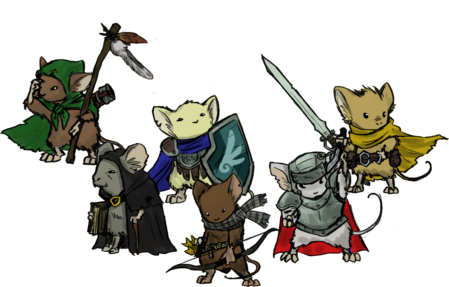 Some News For You - Rpg Mouse Guard (2000x1500), Png Download