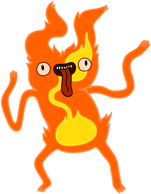 Flame Jester - Adventure Time Fire Png (310x398), Png Download