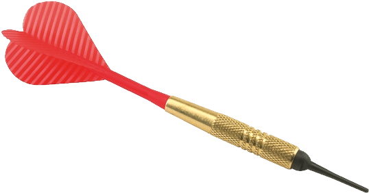 Dart Png - Red Dart Arrow Png (610x458), Png Download