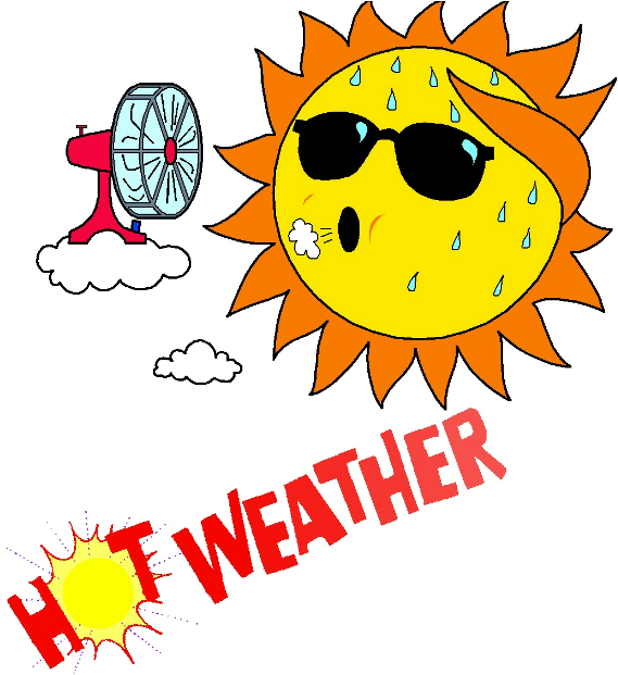 Hot Weather (600x620), Png Download