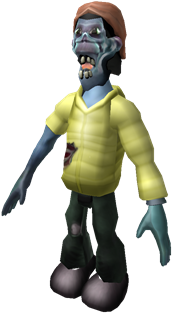 Nerf Zombie - Cartoon (420x420), Png Download