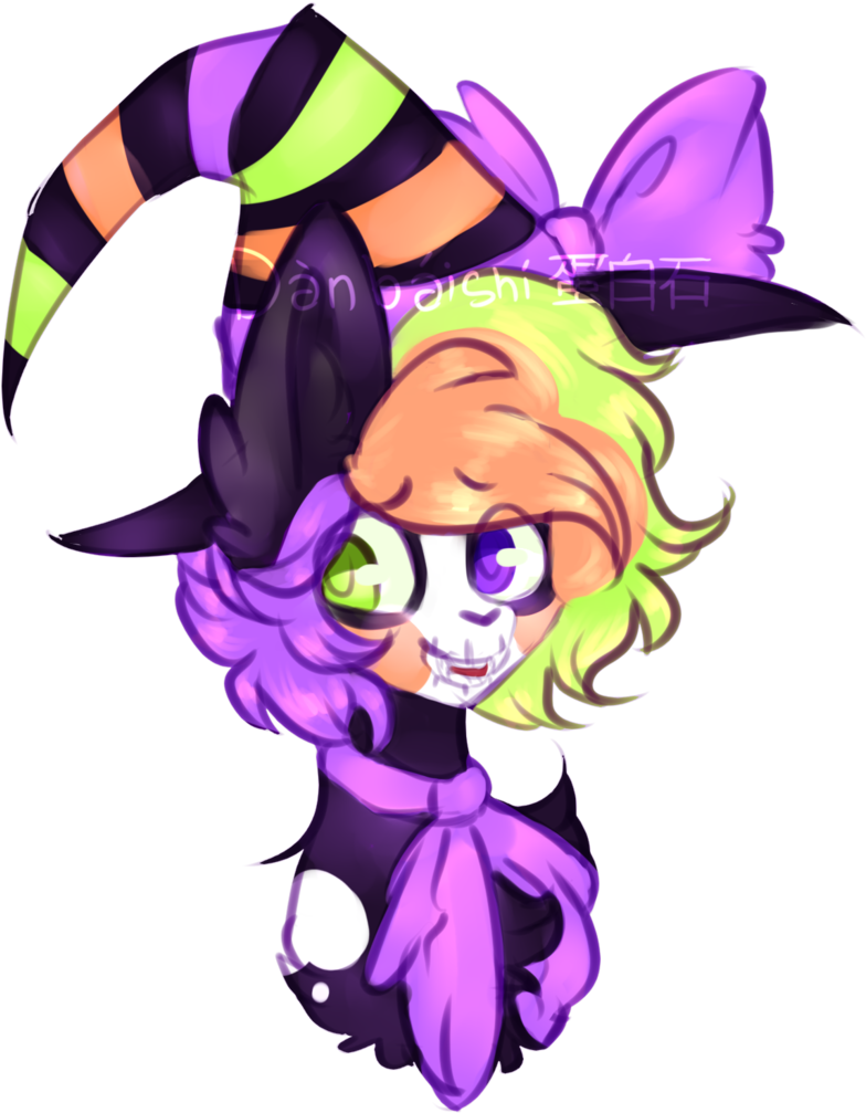 Danbaishi, Bust, Clothes, Halloween, Hat - Drawing (1024x1024), Png Download