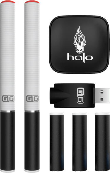 Why The Cartomizer Is The Most Important Technology - Halo G6 E Cig Starter Kit (600x600), Png Download