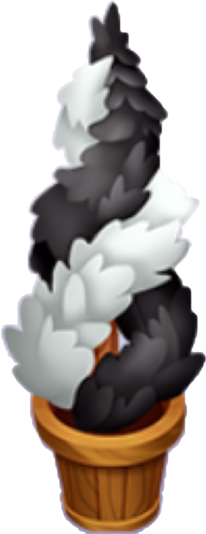 Spiral Tree - Ice Cream Cone (1786x1786), Png Download