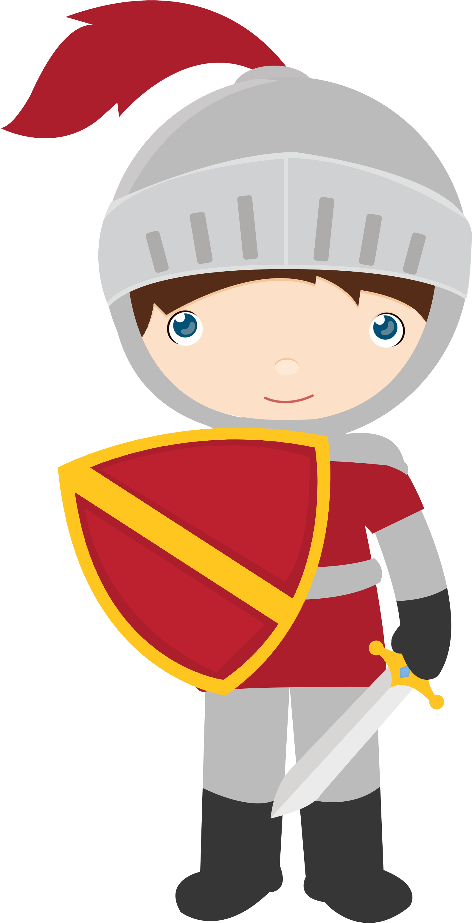 Dashing Clipart Minus Sign - Knight Clipart (1974x3420), Png Download