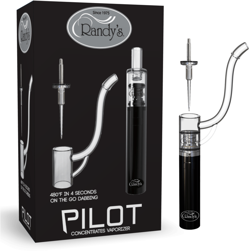 Randy's Pilot Concentrates Vaporizer - Randys Pilot (865x1024), Png Download