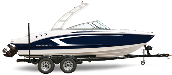 Sport Boats - Chaparral Boat Decals For Stealth Gray Boat (600x340), Png Download
