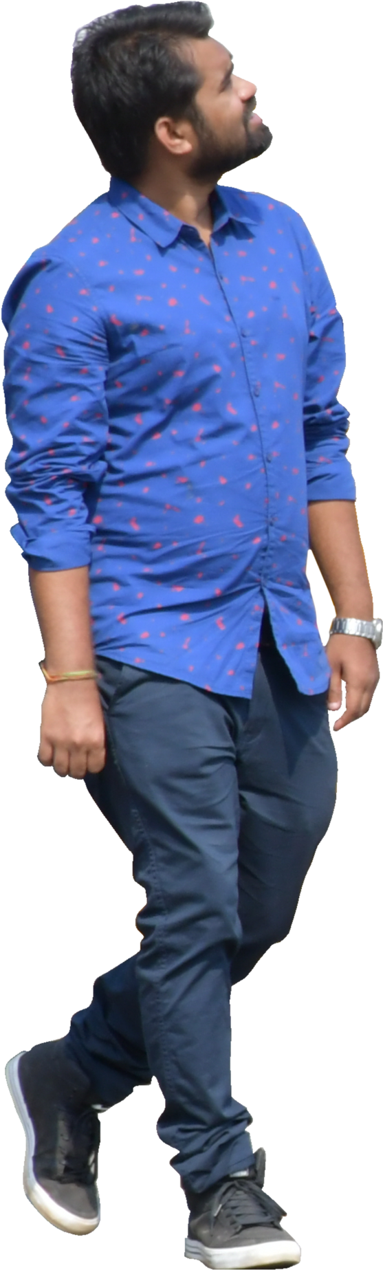 Poser Man Men Gazing Admire Indian Jugaadrender - Man (722x1920), Png Download