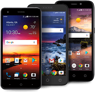 Cricket Zte Prelude Plus, Black (381x323), Png Download