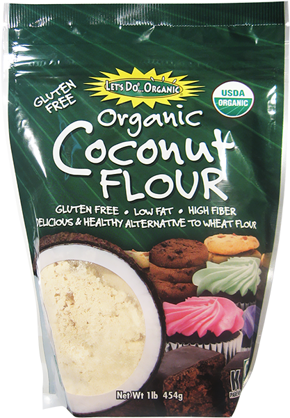 Lets Do Organic Coconut Flour Organic Bag-1 Lb - Let's Do Organic Creamed Coconut, 7-ounce Boxes (pack (650x650), Png Download