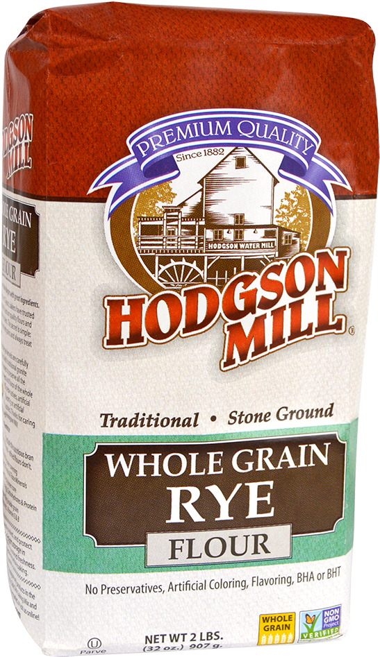 Rye Flour - Hodgson Mill Flour, Rye - 5 Lb Bag (1000x1000), Png Download