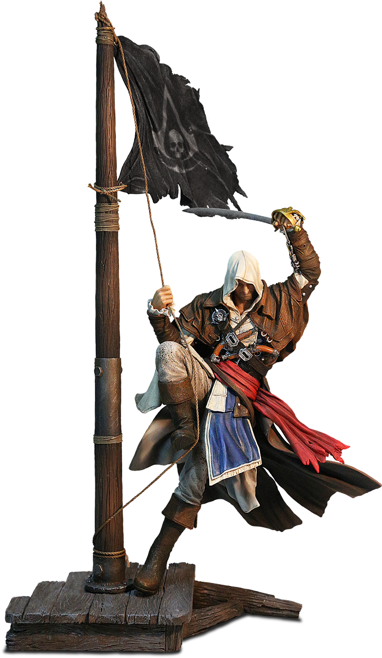 Assassin's Creed 4 Statue (2044x2483), Png Download