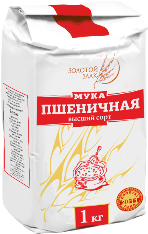Wheat Flour Of The Premium Of 1 Kg - Мука Пшеничная 1 Кг (800x800), Png Download
