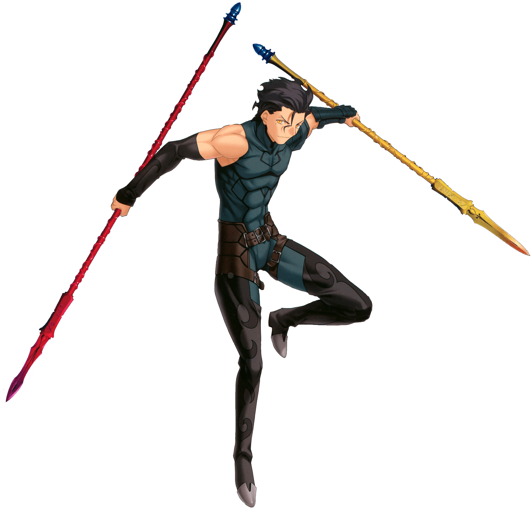 5 Magic Spears You Are On Your Own For The Magic Helmet - Lancer Fate Zero (1800x1750), Png Download