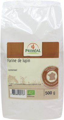 Lupin Flour - Priméal Farine De Lupin 500 G (400x400), Png Download