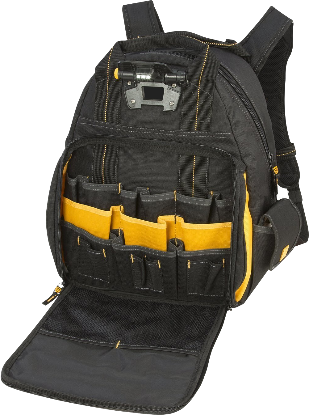 Dewalt Dgl523 Lighted Tool Backpack Open - Dgl523 (1500x1500), Png Download