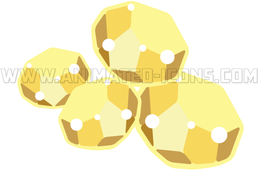 Download - Gold Nugget (600x600), Png Download