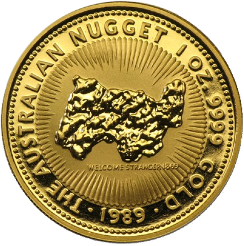 2007 1oz Australian Gold Nugget - Australian Gold Nugget (500x500), Png Download
