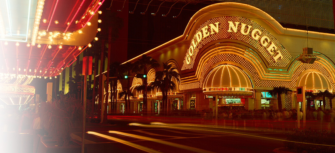 We Provide An Interactive Experience For All Segments - Fremont Street Experience, Golden Nugget (1094x500), Png Download