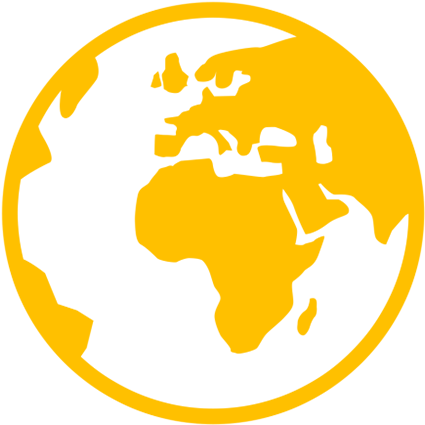 High Quality, Unique Nuggets - World Map Icon (500x500), Png Download