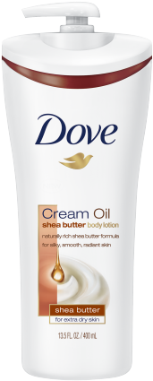 Dove Cream Oil Shea Butter Body Lotion (460x460), Png Download