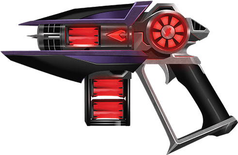 9 - Slugterra Doctor Blacks Blaster (608x368), Png Download