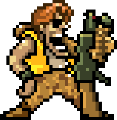 Tarma-metal Slug - Pixel Art Metal Slug (550x460), Png Download