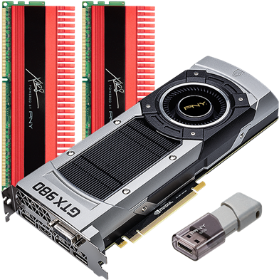 Gtx980 8gbx2ram 32gb Turbousb Bundle - Nvidia Gtx 980 (432x432), Png Download