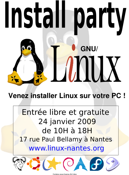 Affiche-small - Cafepress Tux Linuxer Wall Calendar (496x702), Png Download