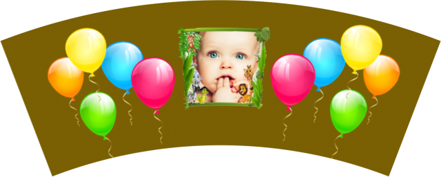 Png To Pdf Convert On Linux Command Line - Harlequin Happiness Boy Photo Birth Announcements (640x257), Png Download