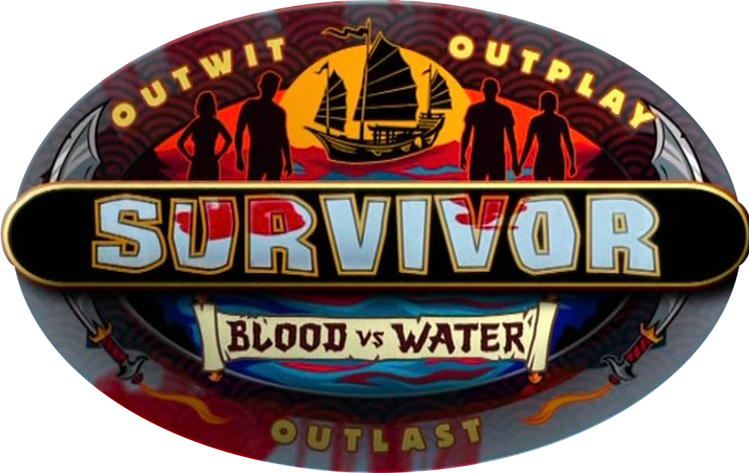 Survivor Blood Vs Water Logo (1087x686), Png Download