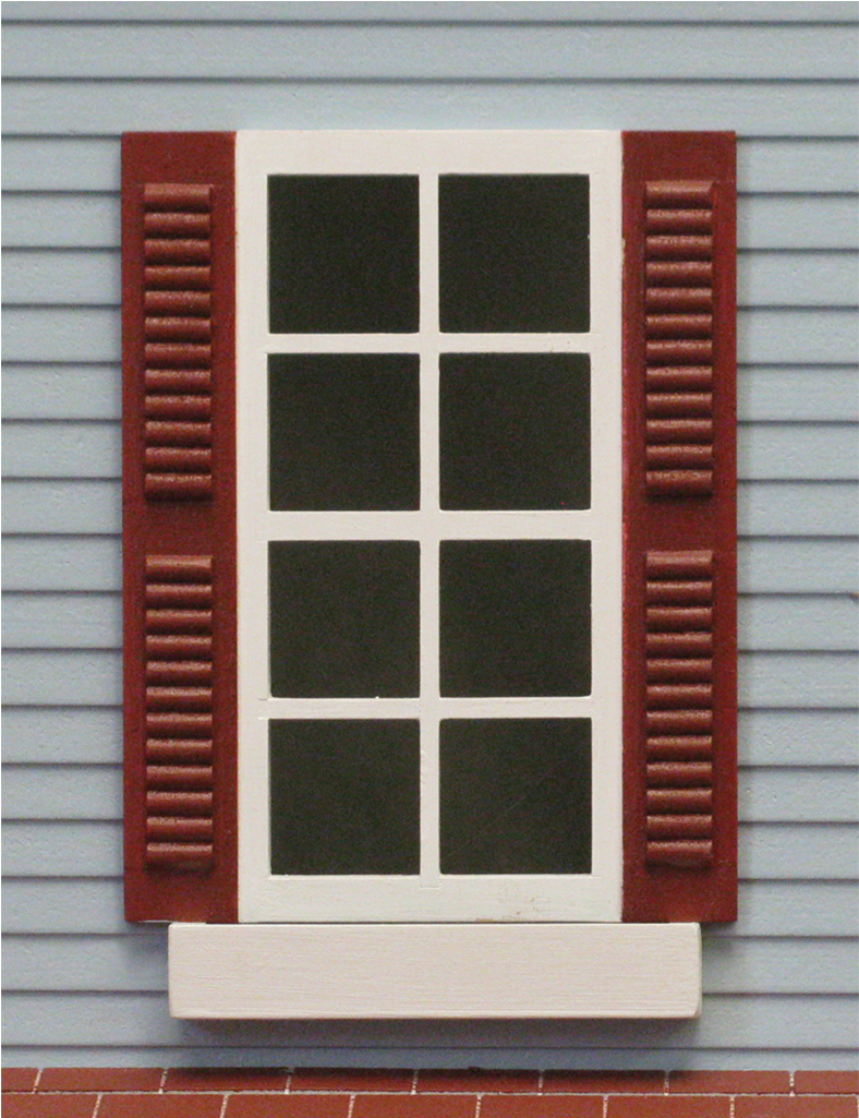 Dollhouse Window Flower Box Kit - Dollhouse Window (1024x1024), Png Download