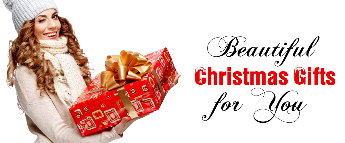 Christmas Sale Banner Woman (1200x500), Png Download